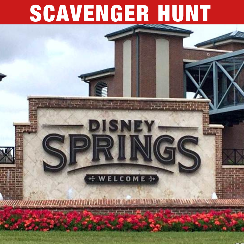 Disney Springs Scavenger Hunt