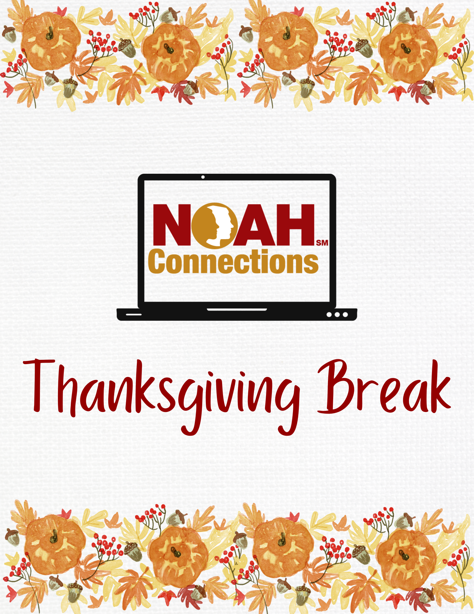 Wednesday 11/19 - Monday 12/1