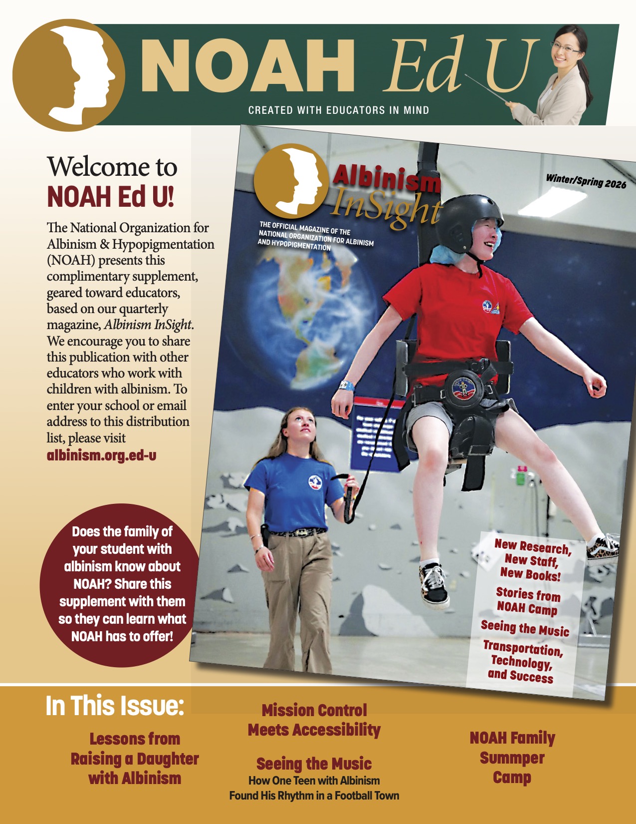 NOAH Ed U Winter/Spring 2026